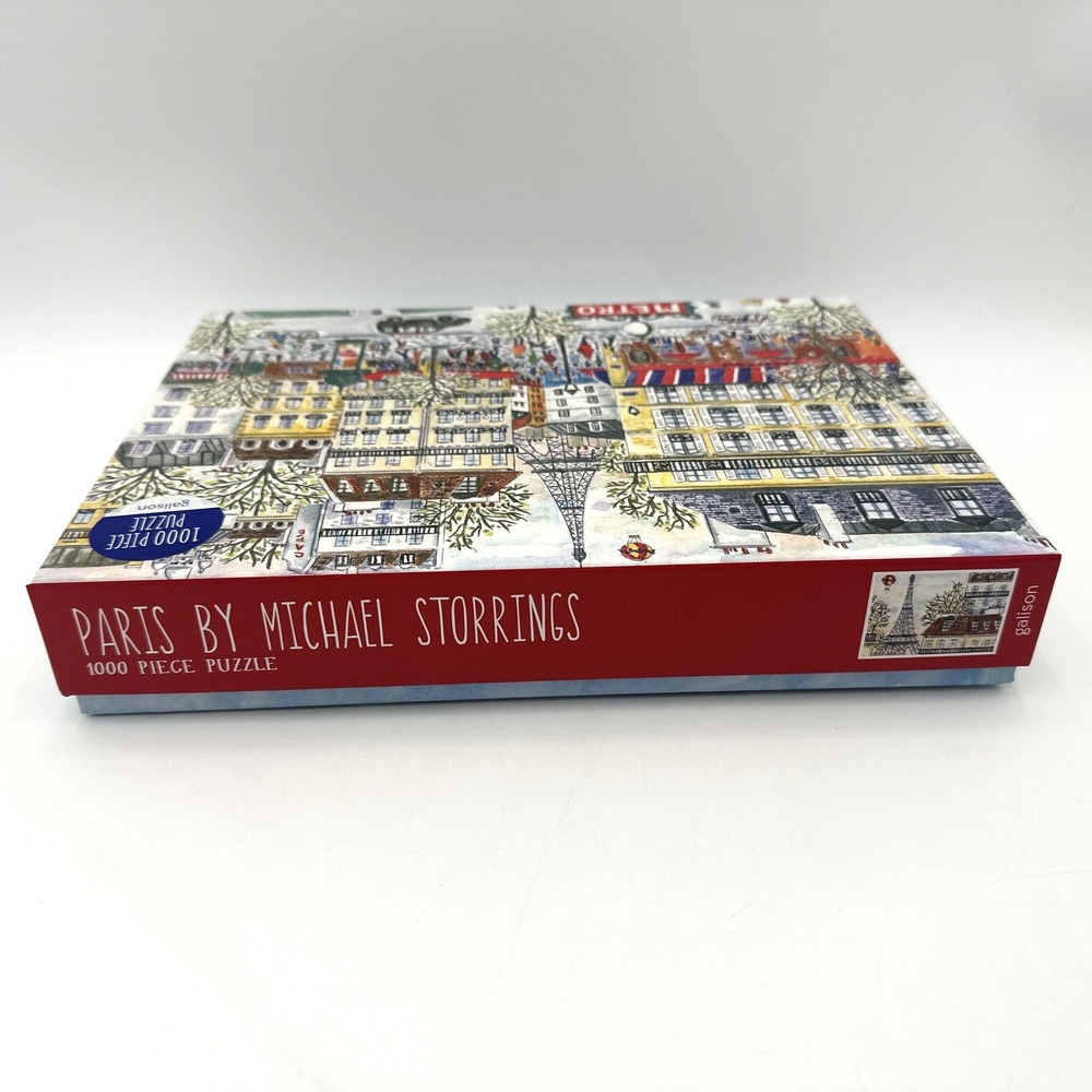Galison Paris Michael Storrings Puzzle 1000pc Multi Cityscape Art 20x27 Sealed - Picture 4 of 16